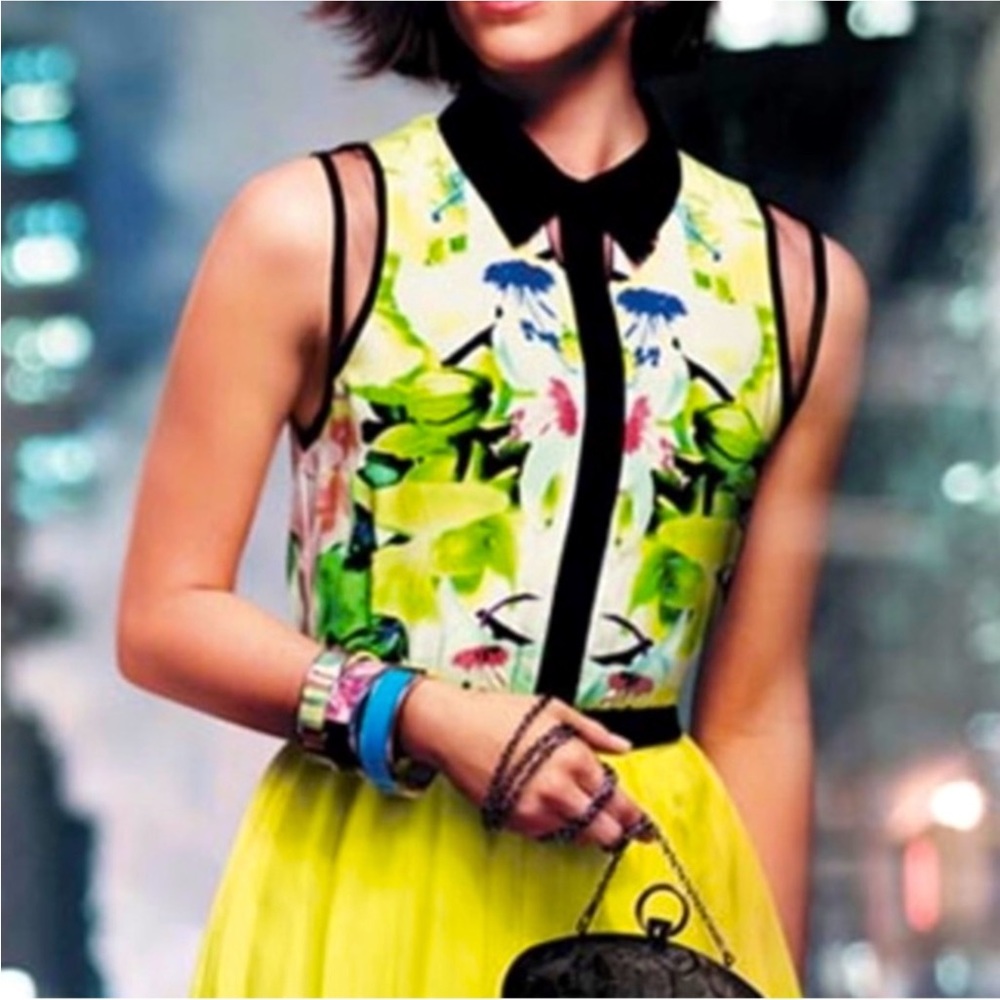 NWT Prabal Gurung For Target Floral Blouse